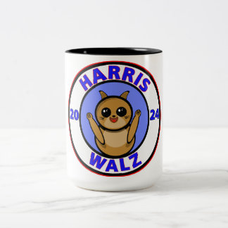 Harris Walz 2024  Two-Tone Coffee Mug