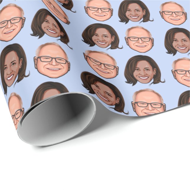 Harris Walz 2024 Wrapping Paper (Roll Corner)