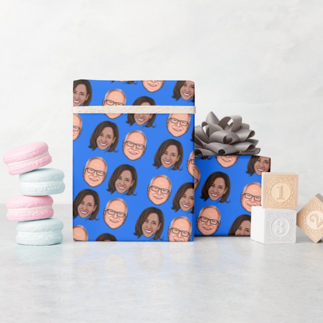 Harris Walz 2024 Wrapping Paper (Baby Shower)