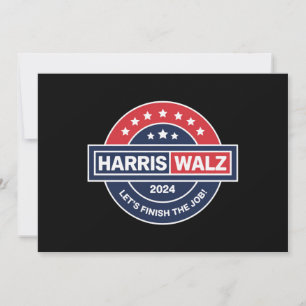 Harris Walz 24 Kamala Harris Madam President 2024  Invitation