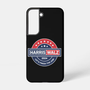 Harris Walz 24 Kamala Harris Madam President 2024  Samsung Galaxy Case