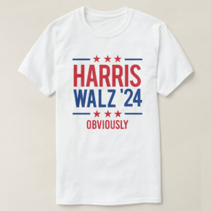 Harris Walz '24 - Obviously T-Shirt