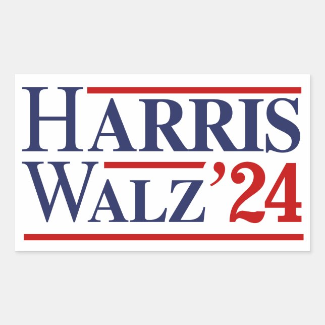 Harris Walz '24 Sticker (Front)