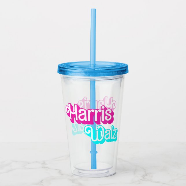 Harris Walz Acrylic Tumbler (Front)