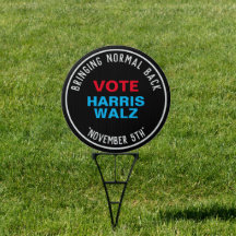 HARRIS WALZ Bringing NORMAL Back Campaign Yard