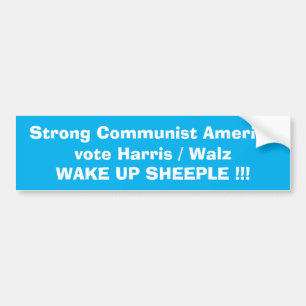 HARRIS WALZ BUMPER STICKER