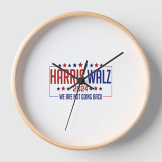 harris walz  clock