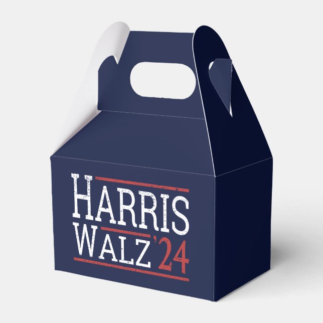 Harris Walz Election 2024 I Favor Box (Front Side)