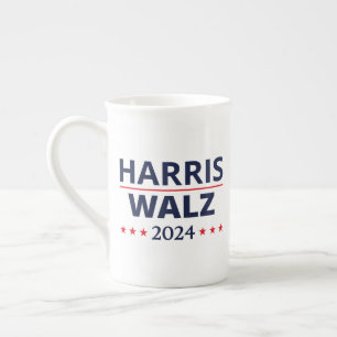 Harris Walz Election 2024 III Bone China Mug