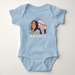 Harris Walz Election Baby Bodysuit