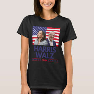 Harris Walz Election Kamala Harris Tim Waltz Ameri T-Shirt