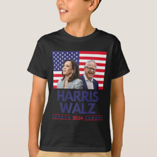 Harris Walz Election Kamala Harris Tim Waltz Ameri T-Shirt