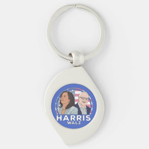Harris Walz Election Keychain