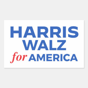 Harris Walz for America Sticker