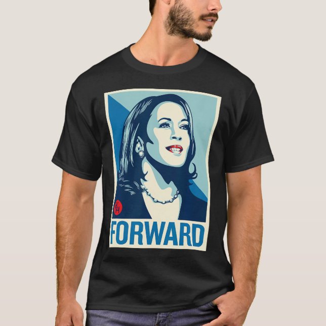 Harris Walz Forward T-Shirt (Front)