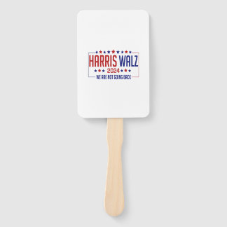 harris walz  hand fan