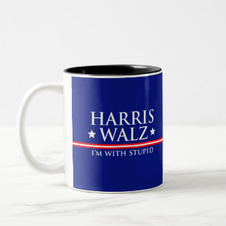 Harris Walz I'm with Stupid Mug