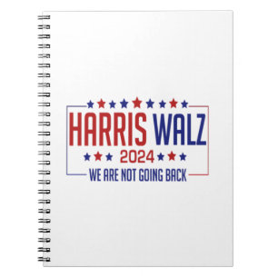 harris walz  notebook