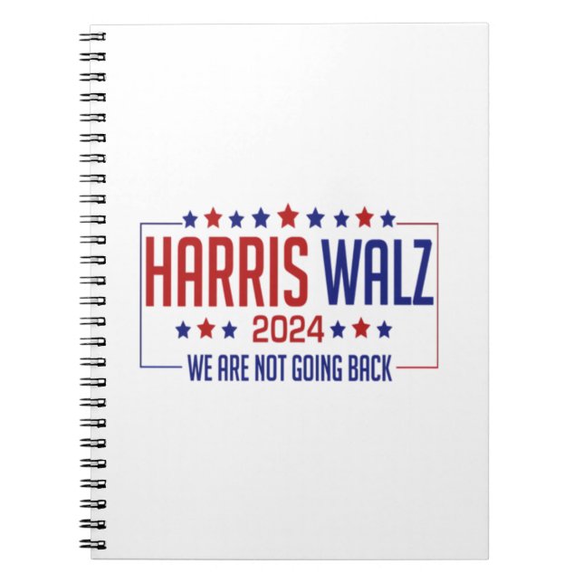 harris walz  notebook (Front)