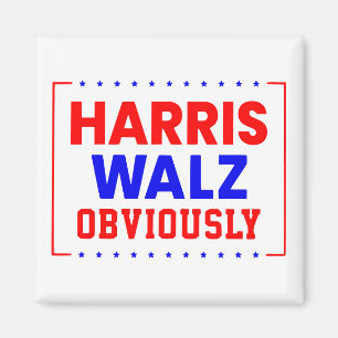 Harris Walz Obviously Kamala Harris for President Magnet