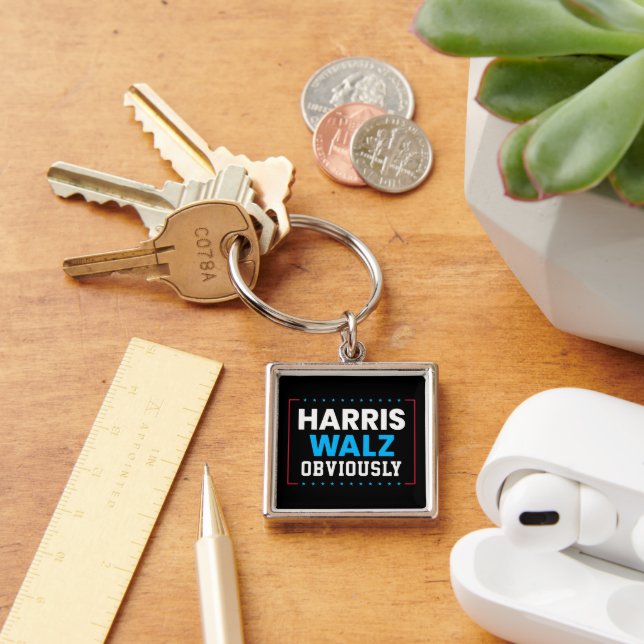 Harris Walz Obviously Keychain (Desk)