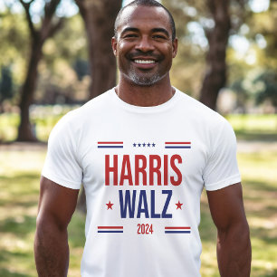 Harris Walz Supporter Democratic Election  T-Shirt