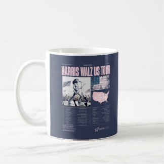 Harris Walz US Tour Kamala Wins Inauguration Coffee Mug