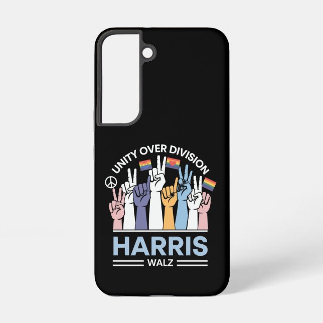 Harris Walz Waltz 2024 Unity Over Division Samsung Galaxy S22 Case (Back)