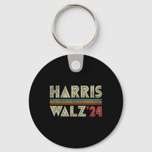Harris Wheimer 24 Vintage Retro Stripes Fun 2024 Keychain