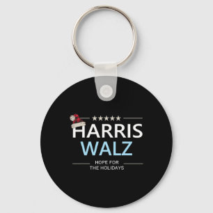 Harris Wheimer Christmas Hope For The Holidays Dem Keychain