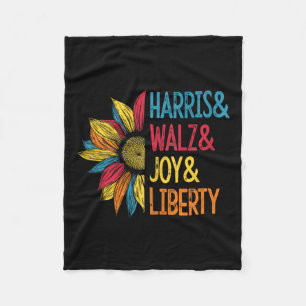 Harris Wheimer Joy Liberty - Harris Waltz 2024 Ret Fleece Blanket