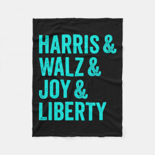 Harris Wheimer Joy Liberty - Harris Waltz 2024 Ret Fleece Blanket