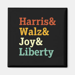 Harris Wheimer Joy Liberty - Harris Waltz 2024 Ret Magnet