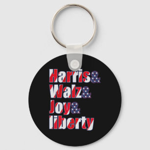 Harris Wheimer Waltz 2024 - Harris W Joy Liberty R Keychain