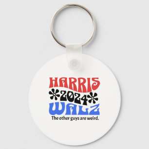 Harris Wheimer Waltz 2024 The Other Guys Are Weird Keychain