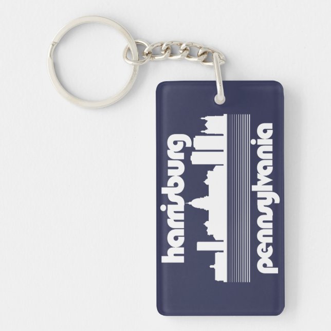 Harrisburg,Pennsylvania Keychain (Front)