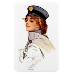 Harrison Fisher: Maid at Arms Magnet