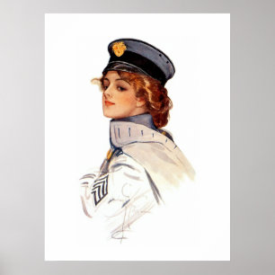 Harrison Fisher: Maid at Arms Poster