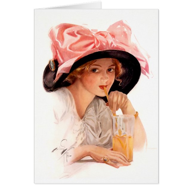 Harrison Fisher: Refreshment (Front)