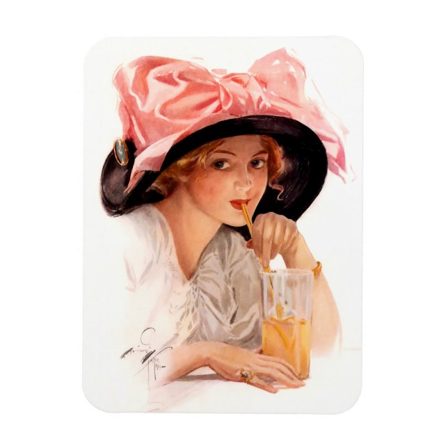 Harrison Fisher: Refreshment Magnet (Vertical)