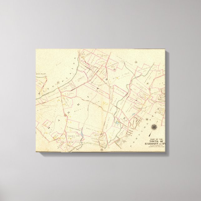 Harrison, Rye, New York 3 Canvas Print (Front)