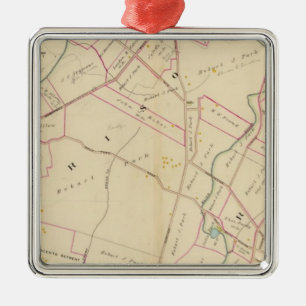 Harrison, Rye, New York Metal Ornament