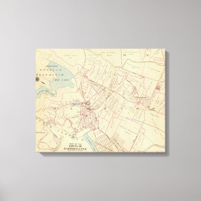 Harrison, Rye, NY Canvas Print (Front)