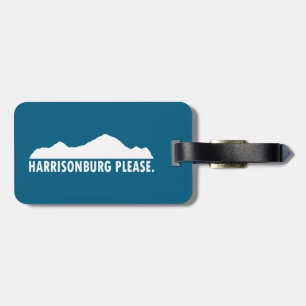 Harrisonburg Virginia Please Luggage Tag