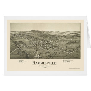 Harrisville, WV Panoramic Map - 1899