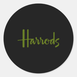 Harrods Knightsbridge London Tourist Novelty Classic Round Sticker