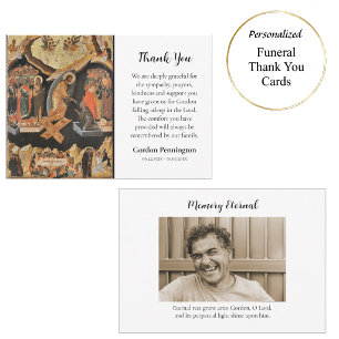 Harrowing of Hades Orthodox Christian Memorial     Thank You Card