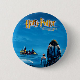 Harry and Hagrid International Movie Poster 2 Inch Round Button