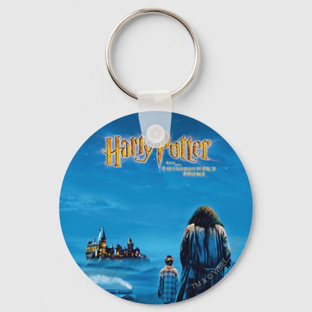 Harry and Hagrid International Movie Poster Keychain (Front)