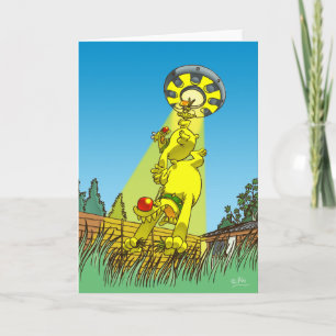 Harry and Henry's abduction greeting card